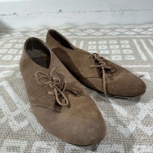 White Mountain Brown Suede Flats